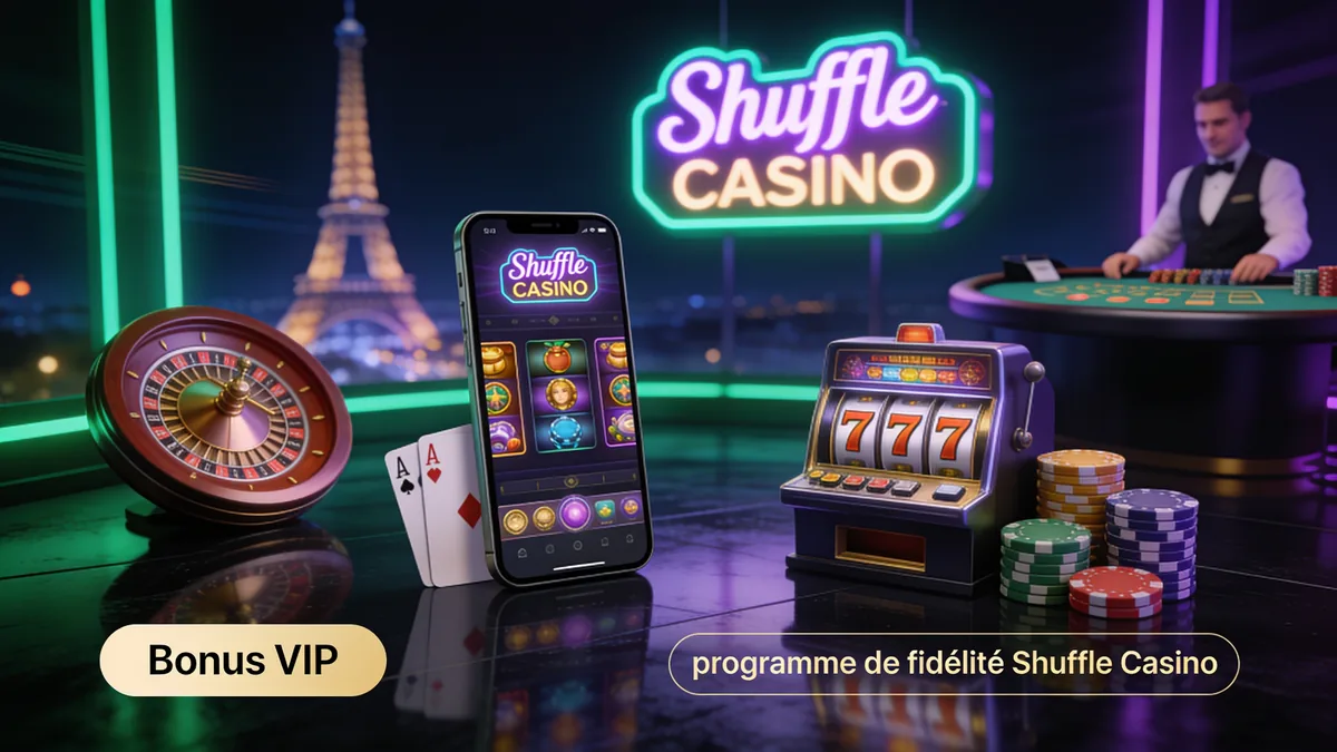 Bonus VIP et programme de fidélité Shuffle Casino pour les joueurs en France