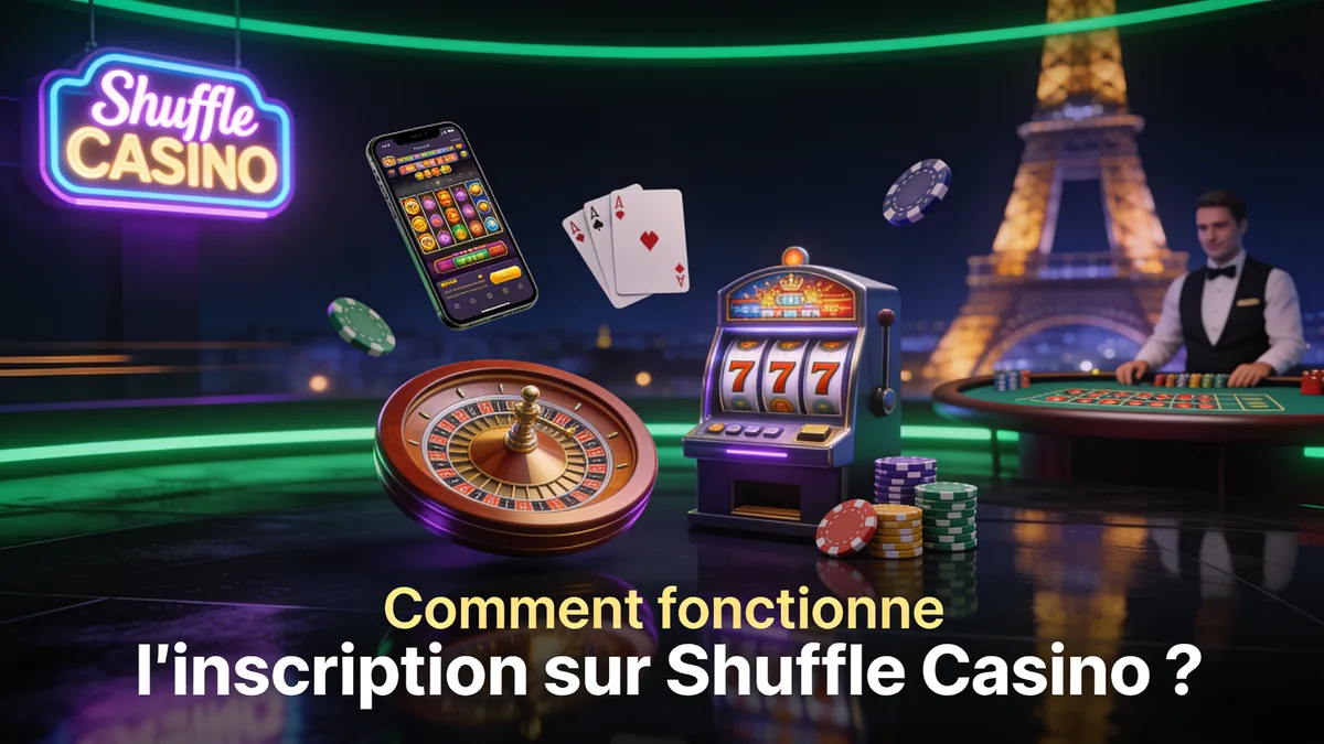 shuffle casino en France — Comment fonctionne l'inscription sur Shuffle Casino ?