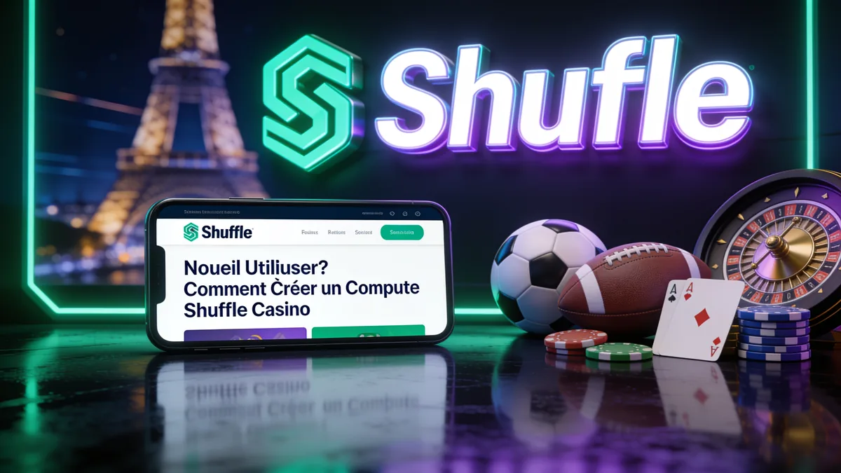 Nouvel Utilisateur ? Comment Créer un Compte Shuffle Casino : guide shuffle casino pour les joueurs en France